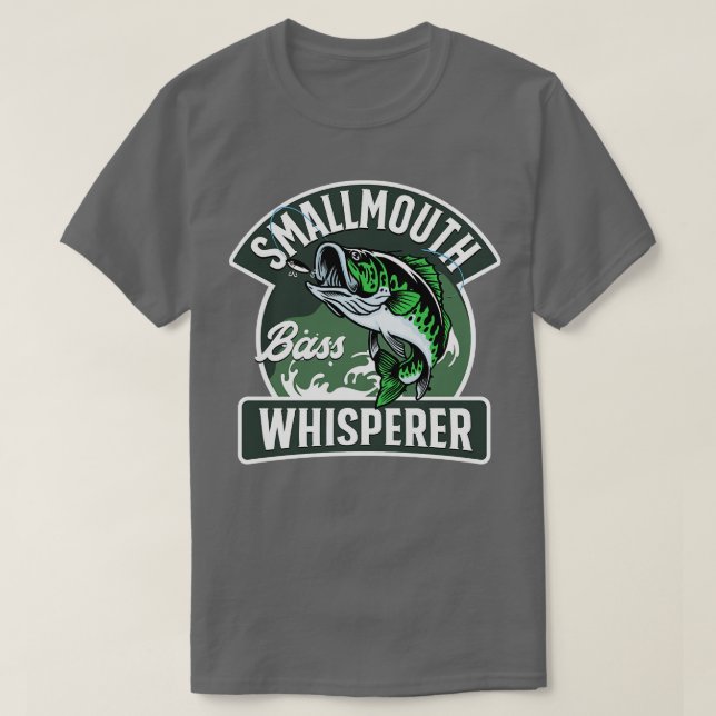 Smallmouth baser Whisperer T Shirt (Design framsida)
