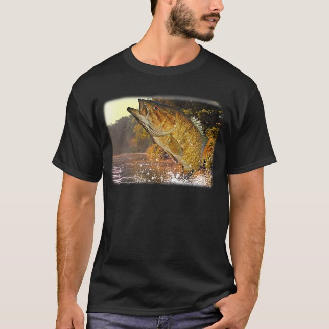 Smallmouthbas T-shirt (Framsida)