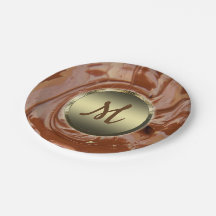 Smält choklad kakao fudge virvel dessert brun