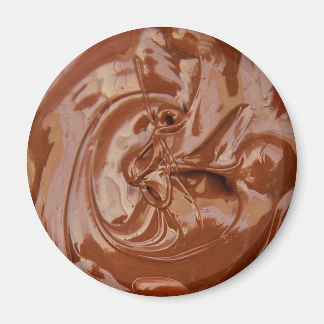 Smält choklad Struktur Magnet (Framsidan)