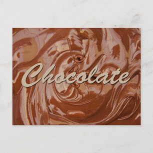 Smält choklad Struktur Vykort