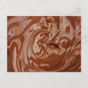 Smält choklad Struktur Vykort