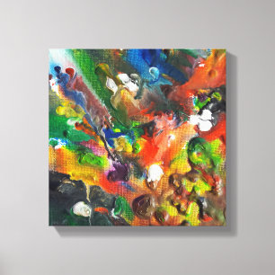 Smält Crayon Art Canvas