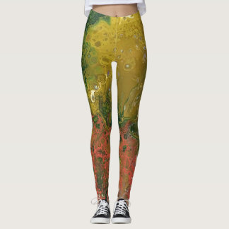 Smält Crayon-serien - akryl Pour as as Leggings