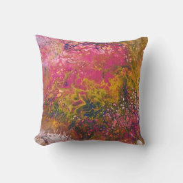 Smält Crayon-serien - Akrylmålning som målning med Kudde