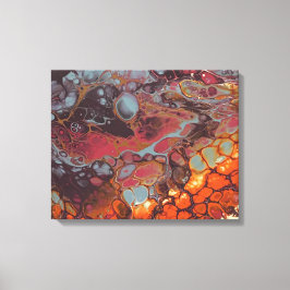 Smält Crayon-serien - Lava Beach as as Canvastryck