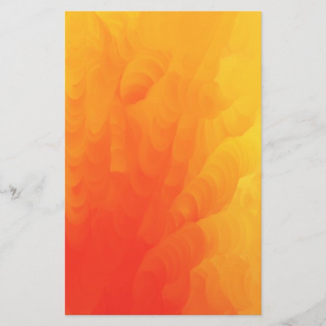 Smält flammar full färgdesignbrevpapper brevpapper (Framsida)