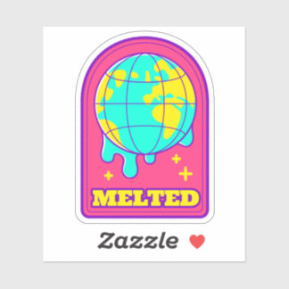 Smält jordvin-sticker klistermärken