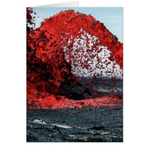 Smält Lava Hälsningskort