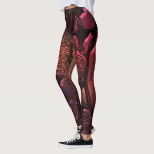 Smält Lavadamasker från Naturewear Leggings