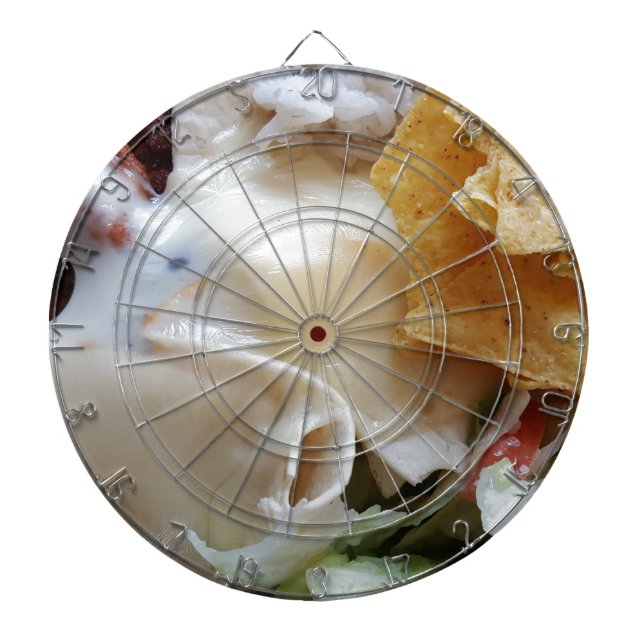 Smält ost Nacho Funny Food Darttavla (Framsidan)