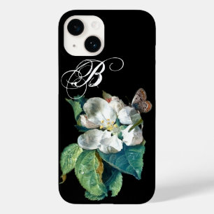 SMÄLT PÅ VITBLOMMMA, BLOMMIGT MONOGRAM