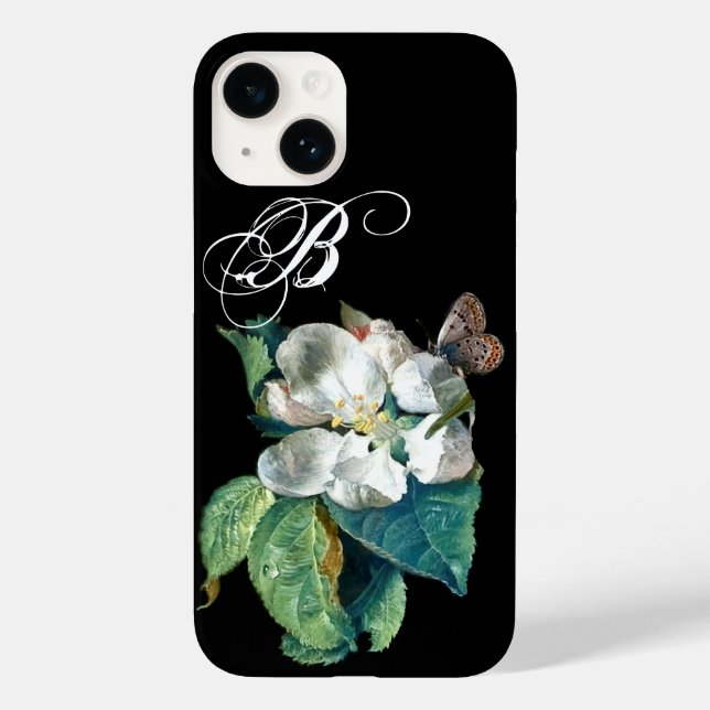 SMÄLT PÅ VITBLOMMMA, BLOMMIGT MONOGRAM (Baksida)