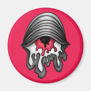 Smält rött Öga: Surreal fasa Magnet