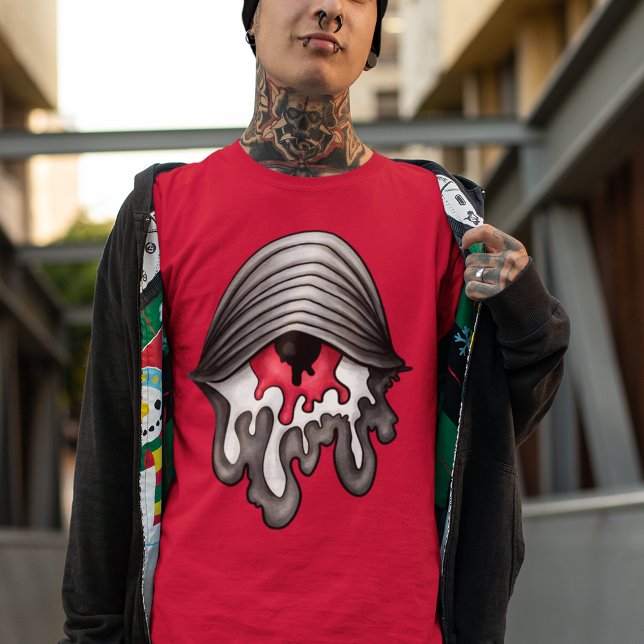 Smält rött Öga: Surreal fasa T Shirt (Skapare uppladdad)
