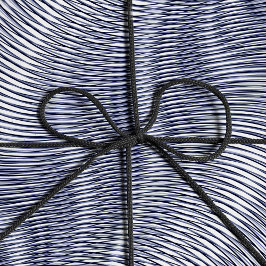 Smält Silver, effekt Moiré Rand Trippy Abstrakt Presentpapper