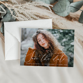 smalt skript studenten spara datumet vykort