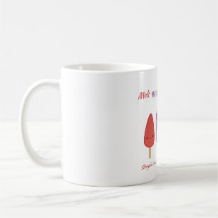 Smälta dina bekymmer   Bilingual Popsicle Positivi Kaffemugg