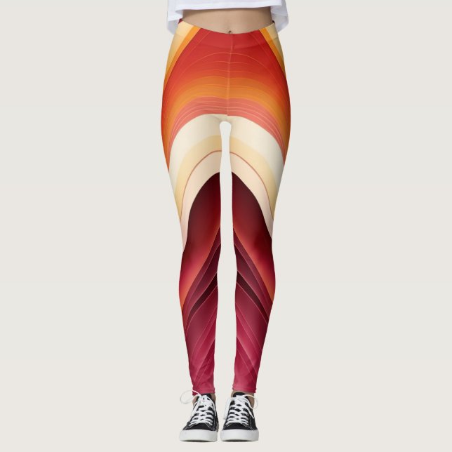 Smälta vågor leggings (Framsida)