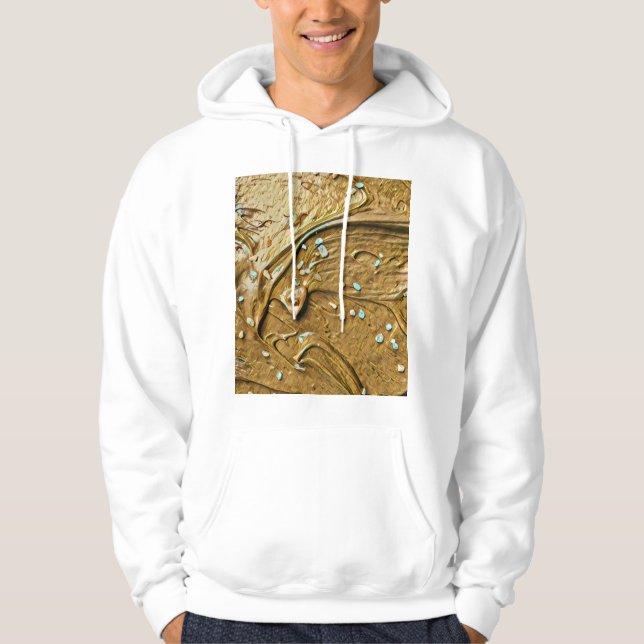 Smältade sprinkler av glass hoodie (Framsida)