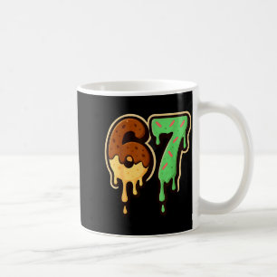 Smältande 67 Efterrätt Stil Glass Drip Nummer Kons Kaffemugg