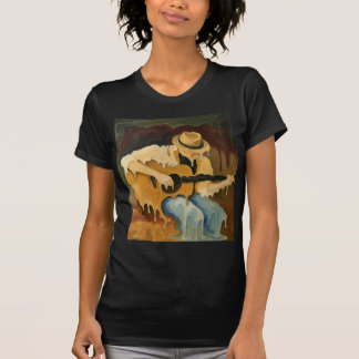 Smältande gitarrspelare t shirt