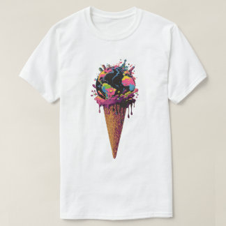 Smältande jordglasskon - Klimatförändringstee T Shirt