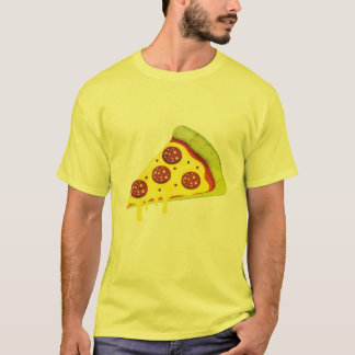 Smältande ostig pepparoni pizzaslice t shirt