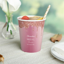 Smältande Rosa Glittrande Bröllopsfest