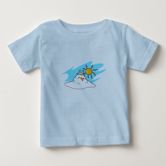 Smältande Snömannen - T-shirt (Framsida)