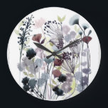 Smältblommor II Stor Klocka<br><div class="desc">Sömma blommor II av Grace Popp</div>