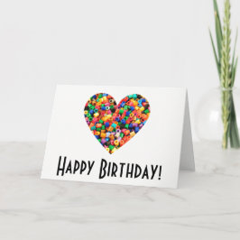 Smälter Bead Älskare Birthday Kort