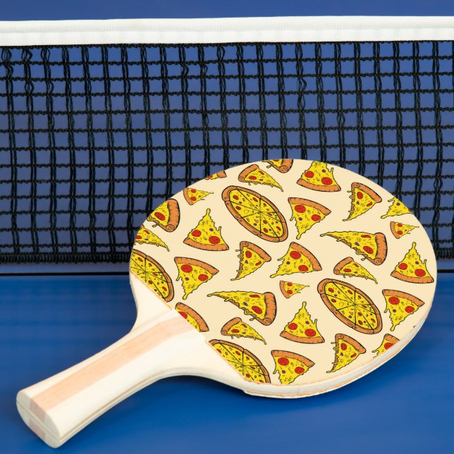 Smälter Cheese Pizza Mönster Pingisracket (Insitu)