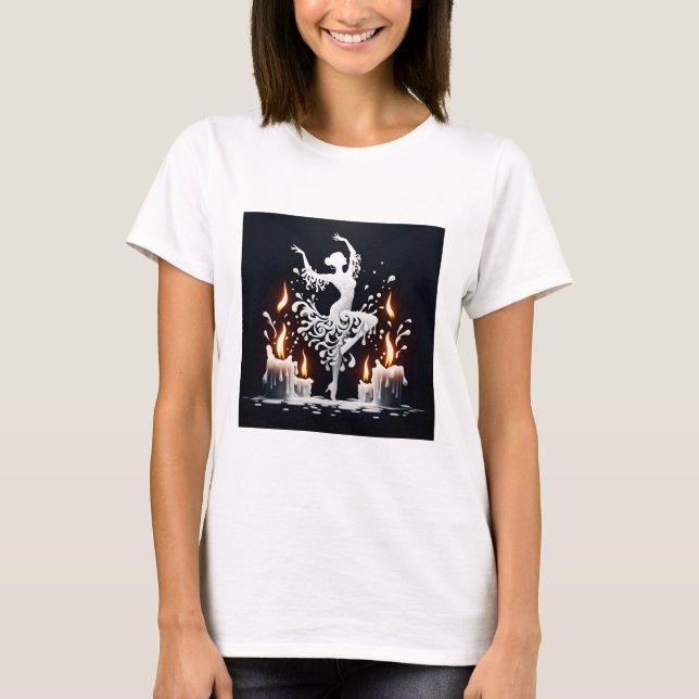 Smälter Flamenco Dancer T Shirt (Framsida)