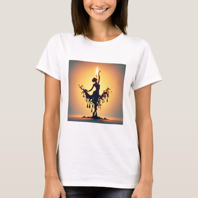 Smälter Flamenco Dancer T Shirt (Framsida)