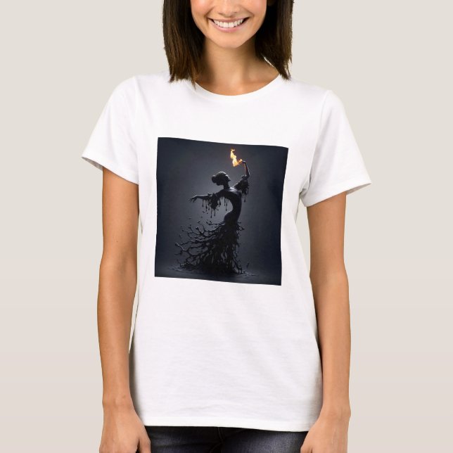 Smälter Flamenco Dancer T Shirt (Framsida)