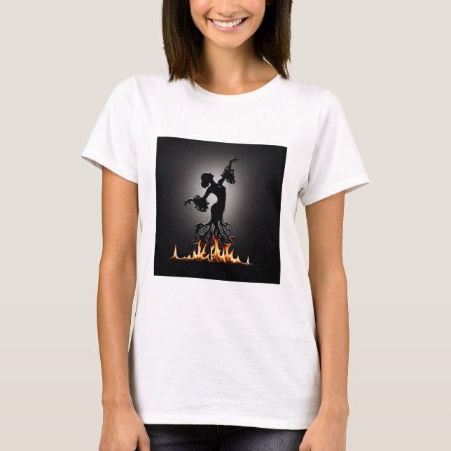 Smälter Flamenco Dancer T Shirt (Framsida)
