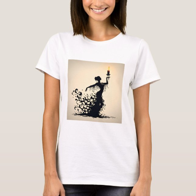 Smälter Flamenco Dancer T Shirt (Framsida)
