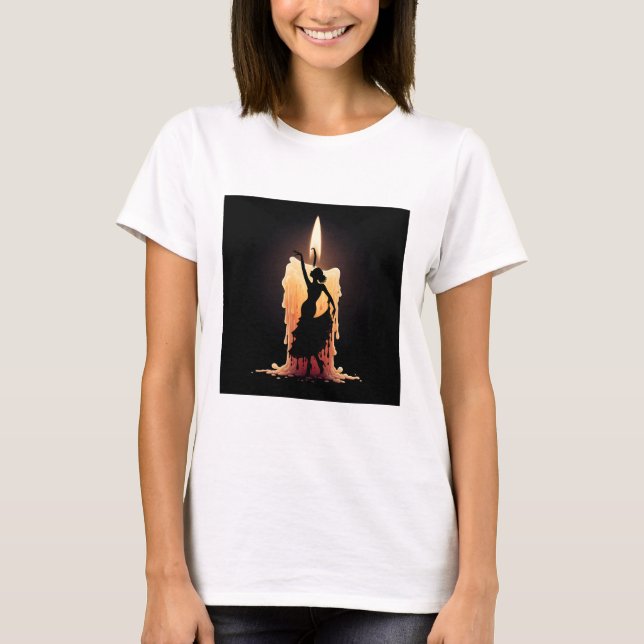 Smälter Flamenco Dancer T Shirt (Framsida)