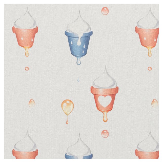 Smälter glass tyg (Närbild)