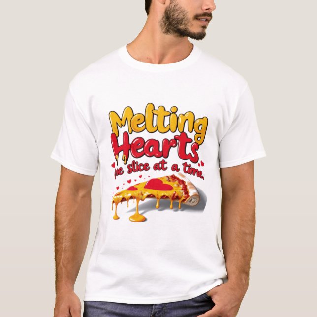 Smälter Hearts, ett segment i taget T-shirt (Framsida)