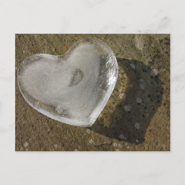 Smälter hjärtvykort vykort (Framsida)