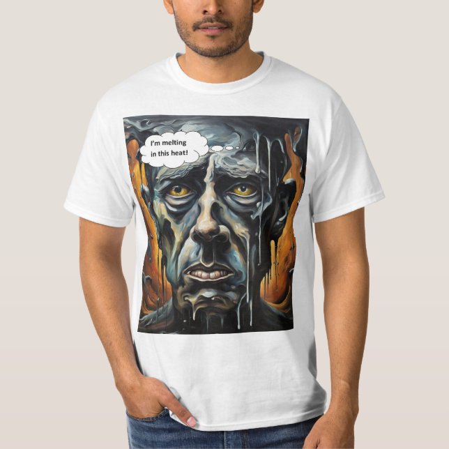 Smälter i hettan t shirt (Framsida)