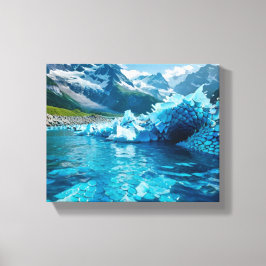 "Smälter iskris" Canvastryck