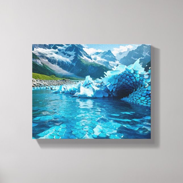 "Smälter iskris" Canvastryck (Framsida)