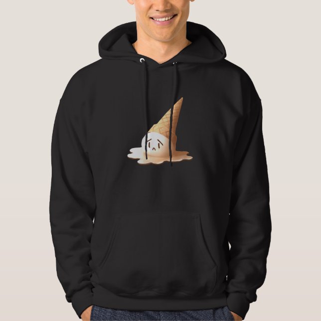 Smälter Ledsen Ice Cream Hoodie (Framsida)