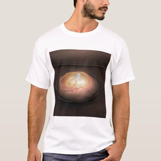 Smälter ljus t shirt (Framsida)