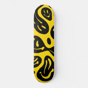 Smälter Lycklig Ansikte Mini Skateboard Bräda 18,5 Cm