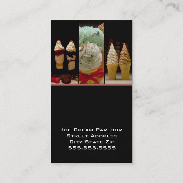 Smälter ögonblick visitkort (Framsida)