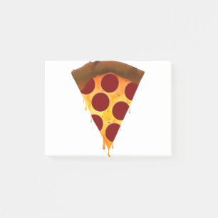smälter pepperonpizzabagel post-it block